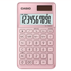 CASIO 卡西歐 計算機 SL-1000SC-PK 120 x 71 x 8.7mm 55g, 香檳粉, 1台