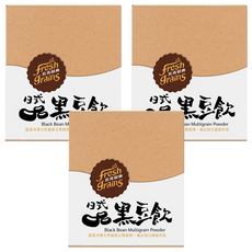 fresh grains 長青穀典 日式黑豆飲, 嚴選多種天然健康豆類穀物 30g x 10包入, 300g, 3盒