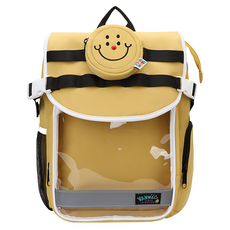 Vanwalk 出走 甜酷少女笑臉背包 V2769 700g, 經典笑臉黃