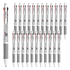 JAVAPEN Jet 3 Ball 油性三色筆 0.7mm, 白色, 24支