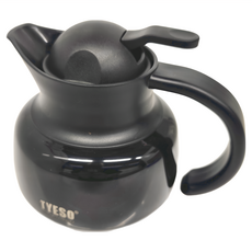 TYESO 南瓜保溫壺 TS-8875 黑色 600ml 保溫瓶, 1個