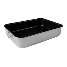 EXCELSA 長方不沾深烤盤 35cm 鋁材質 義大利製 單側附提環, 1個