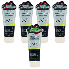 MANN NI 蔓妮 深層淨膚洗面乳 淨痘控油 洗淨毛孔 適合每天使用, 200g, 5條