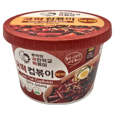 COOK-TOK 辣炒年糕碗裝 甜辣炸醬風味, 135g, 1個