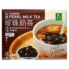 歐可茶葉 台灣珍珠奶茶 Set, 30秒輕鬆泡, 紐西蘭奶粉, 無添加防腐劑, 甜度可自行調整, 78g, 5包, 1盒