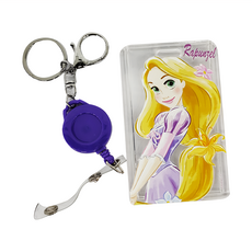 Disney 迪士尼 壓克力票卡 樂佩公主 10.5 x 6.5cm 3歲以上, 紫色, 1個