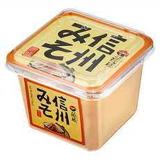 菊鶴 信州風味 味噌, 500g, 非基因改造黃豆製成, 1盒