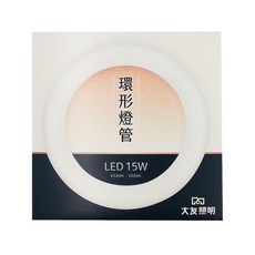 INNOTEK 大友照明 LED 15W 環形燈管 G10q, 白光, 1個