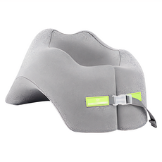 ANTIAN 多功能U型午睡枕, 中灰色