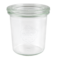 WECK 德國Weck 761玻璃瓶附蓋, 6x6x6.9cmH 德國製, 140ml, 1個