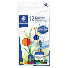 STAEDTLER 施德樓 軟性色鉛筆 Set 12色 德國製造, 1盒