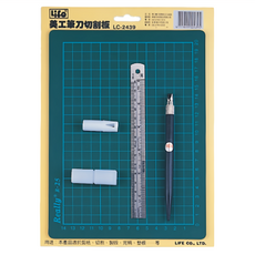 Life 徠福 美工筆刀切割板 1個, LC-2439