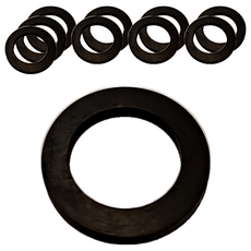 新多多小舖 一吋橡膠墊片10個一包 橡膠墊圈 橡膠華司, 1入