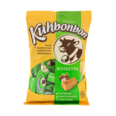 Kuhbonbon 牛奶糖 榛果口味 遵循波蘭傳統食譜製成 40年歷史德國品牌 成分單純不添加防腐劑 單顆包裝好攜帶, 175g, 1袋