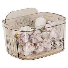 德利生活 省空間萬用壁掛收納筐 透明色 1個 空間利用