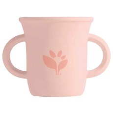 green sprouts 小綠芽 超防滑寶寶學習喝水矽膠學習杯, 蒂芬尼粉, 1個, 207ml