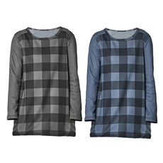 MI MI LEO 台灣製刷毛保暖居家睡衣 保暖衣 發熱衣 升溫 有效升溫 品質保證配格2件組