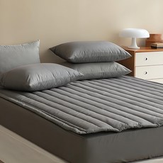 maatila Stay 厚紋厚棉保潔墊 1入, K 180 x 200cm, Charcoal