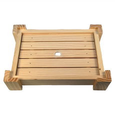 Hesii 木壽司台 長方B款 36 x 27 x 7.2cm, 木色, 1個