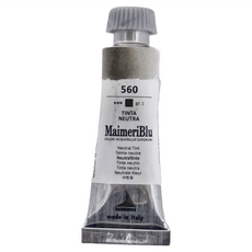 MaIMeRI 美利 藍管狀水彩 S2 560 中性灰, 12ml, 1色