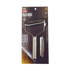 KAI 貝印 House 關孫六寬面刮皮器 附收納安全刀片保護套, DH-3301, 1支