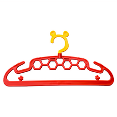 Winnie the Pooh 小熊維尼造型衣架 5個 360度旋轉 凹槽設計, 小熊維尼, 1組