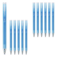 PENROTE 筆樂 側壓柔色螢光筆, 12支, 藍色