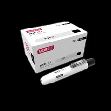 Morris Justclick 按壓式白板筆 M2, 12個, 黑色的