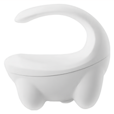 德德小品集 F3按摩球, 小腿按摩器，舒緩腫脹疲勞, 白色, 1個