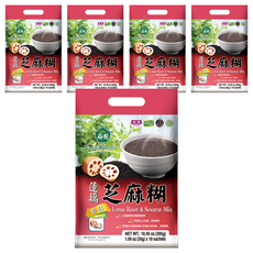 薌園 蓮藕芝麻糊, 多穀多健康 營養好滋味, 富含膳食纖維, 30g, 10包, 5袋