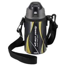 FREIZ 和平 Fortec 單觸式瓶塞直飲瓶 0.6L (RH-1556) 黑色 保冷專用, 1個