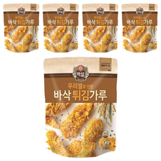 CJ BEKSUL 白雪 酥炸粉 韓國酥脆煎餅粉, 1kg, 5包