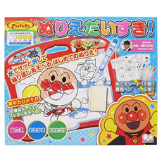 sun-star 手提可水洗著色收納畫板 500g, 麵包超人, 1組