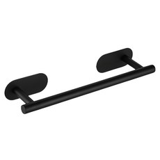 毛巾杆 304不鏽鋼 重218.2g, 黑色, 1個