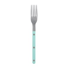 SABRE PARIS BISTROT 復古酒館鈕扣亮面系列 主餐叉 22cm, 粉彩綠, 1支