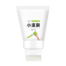 小滾刷 DIY牆面修補膏 防水防潮 自帶滾輪設計, 100g, 3條