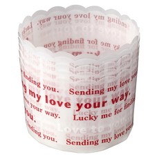 KAI 貝印 House 瑪芬杯蛋糕紙模 DL-6181 淺白 5入, 1入