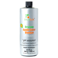 VitalBulk 有機蘋果醋, 946ml, 1瓶