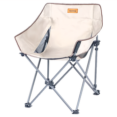 Naturehike 挪客 星定 戶外折疊月亮椅, 卡其色, 1個