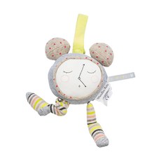 Moulin Roty Les Petits Dodos 早安娃娃 條紋襪子 振動鬧鐘, 微笑樹懶, 1個