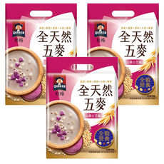 QUAKER 桂格 全天然五麥 山藥白芝麻 10入, 295g, 3袋