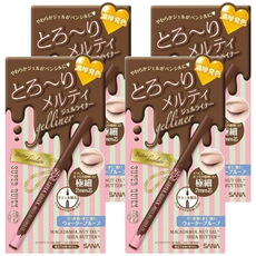 SUPER QUICK 2mm巧克力眼線膠筆, 焦糖棕, 4支