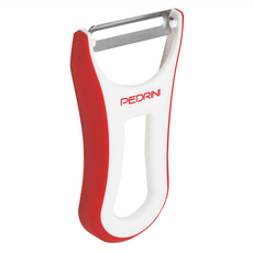 PEDRINI Gadget 寬柄Y型削皮刀 紅色 舒適握感 輕鬆削皮, 1支
