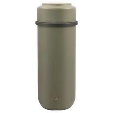 WOKY 沃廚 台灣公司貨 輕量隨行陶瓷保溫瓶 含濾網, 墨綠色, 260ml, 1個
