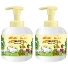 GREEN 綠的 草本植物抗菌潔手慕斯，親子適用，橄欖油潔淨成分, 400ml, 2瓶