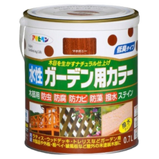 ASAHIPEN 朝日塗料 水性室內外護木漆, 長期強力防蟲防腐防霉, 1罐