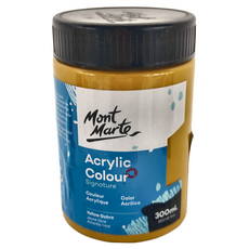 Mont Marte 蒙瑪特 壓克力顏料 MSCH3005 土黃色, 300ml, 1色