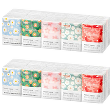 Tamsaa 三層紙巾隨身包 10張, 2袋, 10包