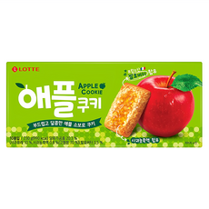 LOTTE 樂天 蘋果夾心餅乾 鬆軟酥脆 搭配甜蜜蘋果醬, 230g, 2盒