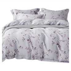 貝淇小舖 60支100%純天絲TENCEL 加大床包枕套三件組, 床包 + 枕套組, 床包182 x 188cm + 枕套45 x 72cm, 清櫻